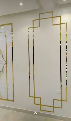 dekoratif gold yapıştırma ayna,aynalı pleksi     şerit