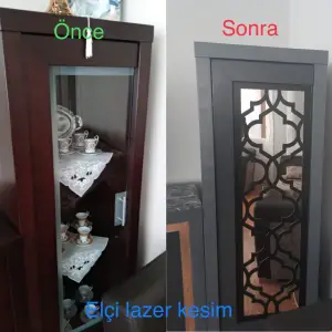 ayna üzeri mdf pleksi 