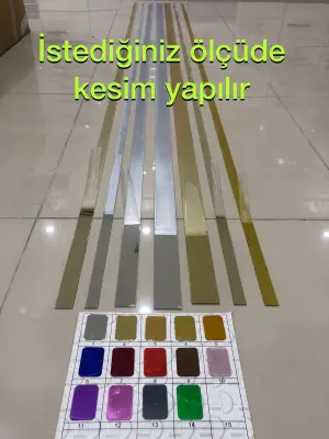 şerit ayna dekor,altın şerit ayna 