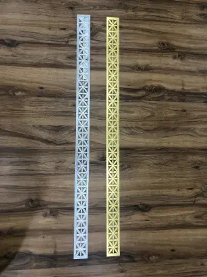  Şerit Pleksi Yapışkanlı Gold Ayna 2 cm,3cm,4cm,5cm,6cm,7cm,8cm,9cm,10cm pleksi
