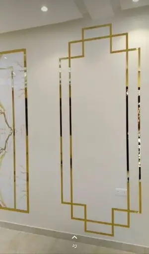 dekoratif duvar yapıştırma gold,gold yapıştırma şerit ayna,duvar ayna yapıştırma pleksi