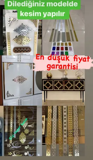 ALTIN DOLAP DEKOR SÜS modeller